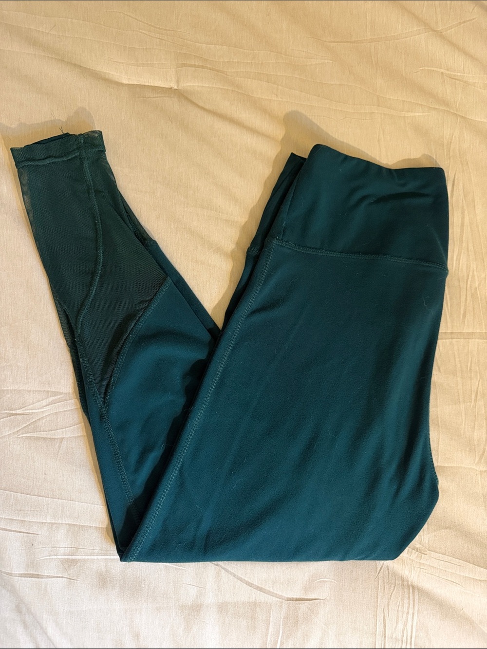 Daisy Fuentes Teal High-Rise Performance Leggings